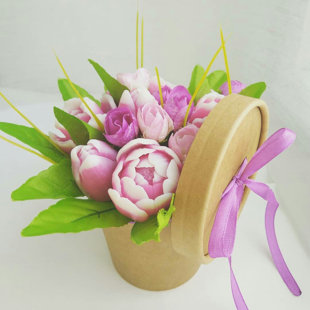 Soap bouquets - My, Handmade, Needlework without process, Soap, Longpost, Flowers, Bouquet