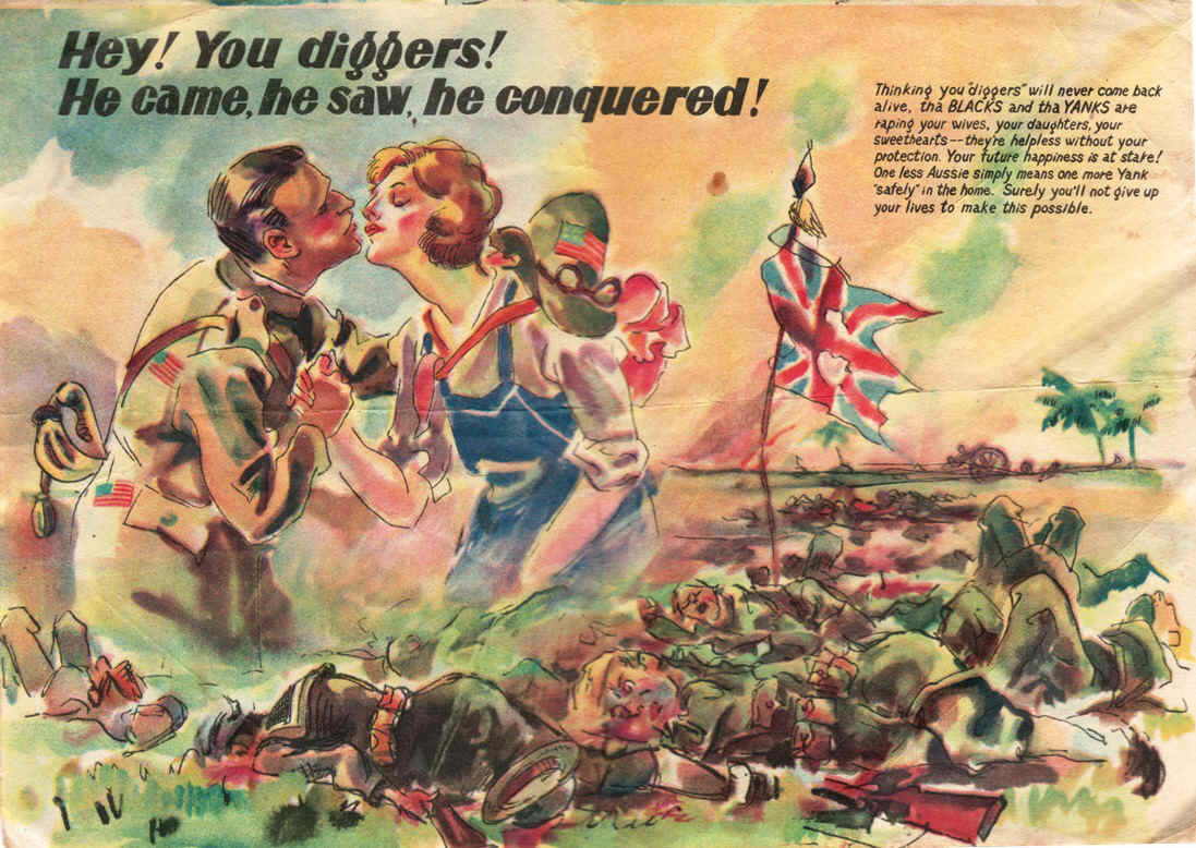 Japanese propaganda for Australia - NSFW, The Second World War, Hand-drawn erotica, Propaganda, Japan, Story, Longpost