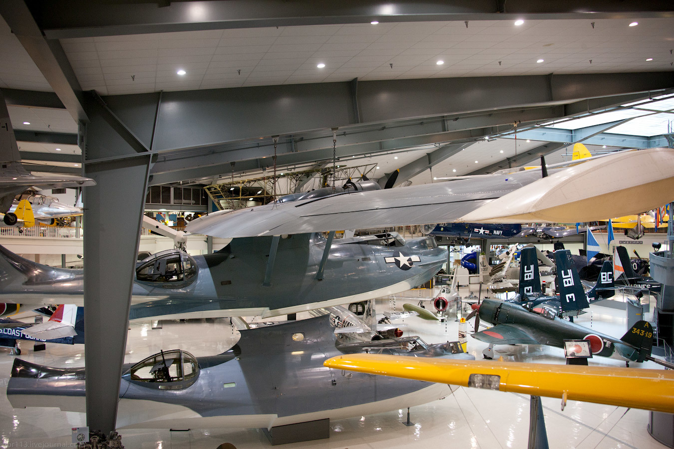 National Naval Aviation Museum, Pensacola :PBY Catalina   на изнанку. - Самолет, Гидросамолет, Длиннопост, Авиация