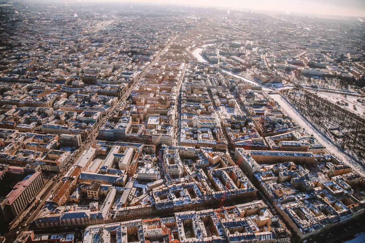 St. Petersburg from a helicopter - My, Saint Petersburg, Helicopter, From high, Longpost