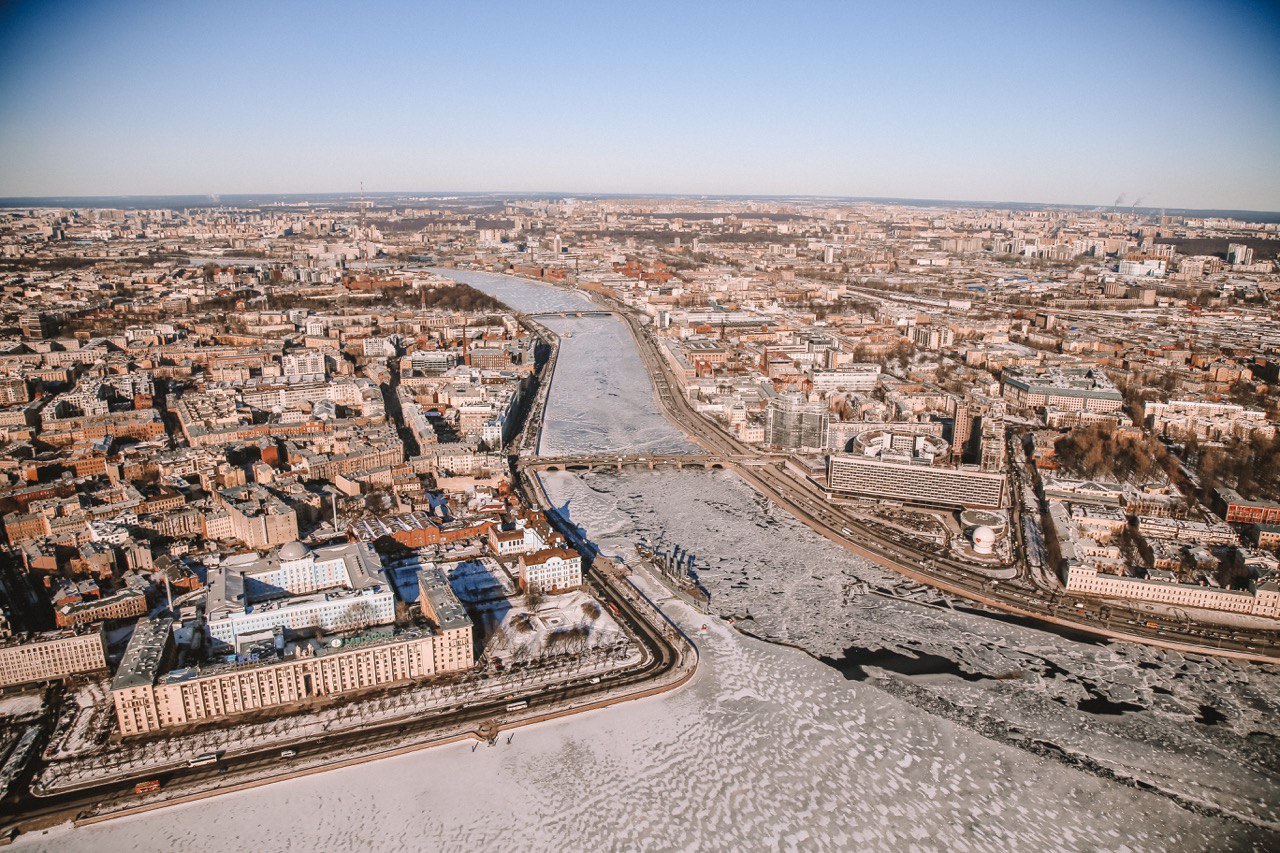 St. Petersburg from a helicopter - My, Saint Petersburg, Helicopter, From high, Longpost