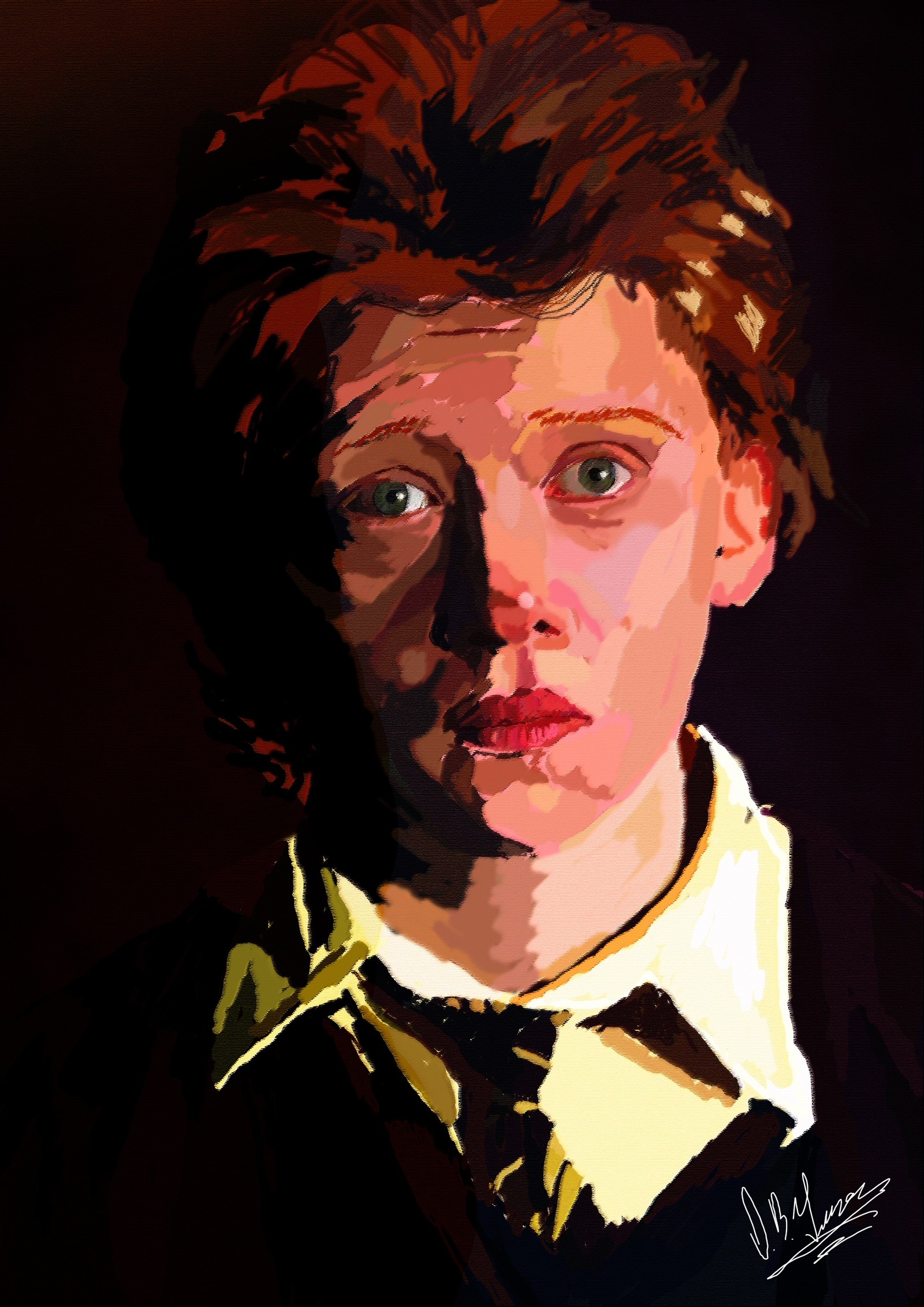 Guest from a fairy tale - My, Harry Potter, Portrait, Ron Weasley, Story