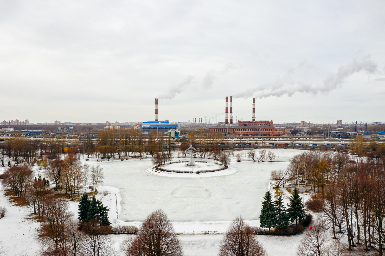 Aviators' Park - My, The park, Aviators' Park, Saint Petersburg, Moskovsky District, Mavic2pro, Aerial photography, Mig-19, Longpost