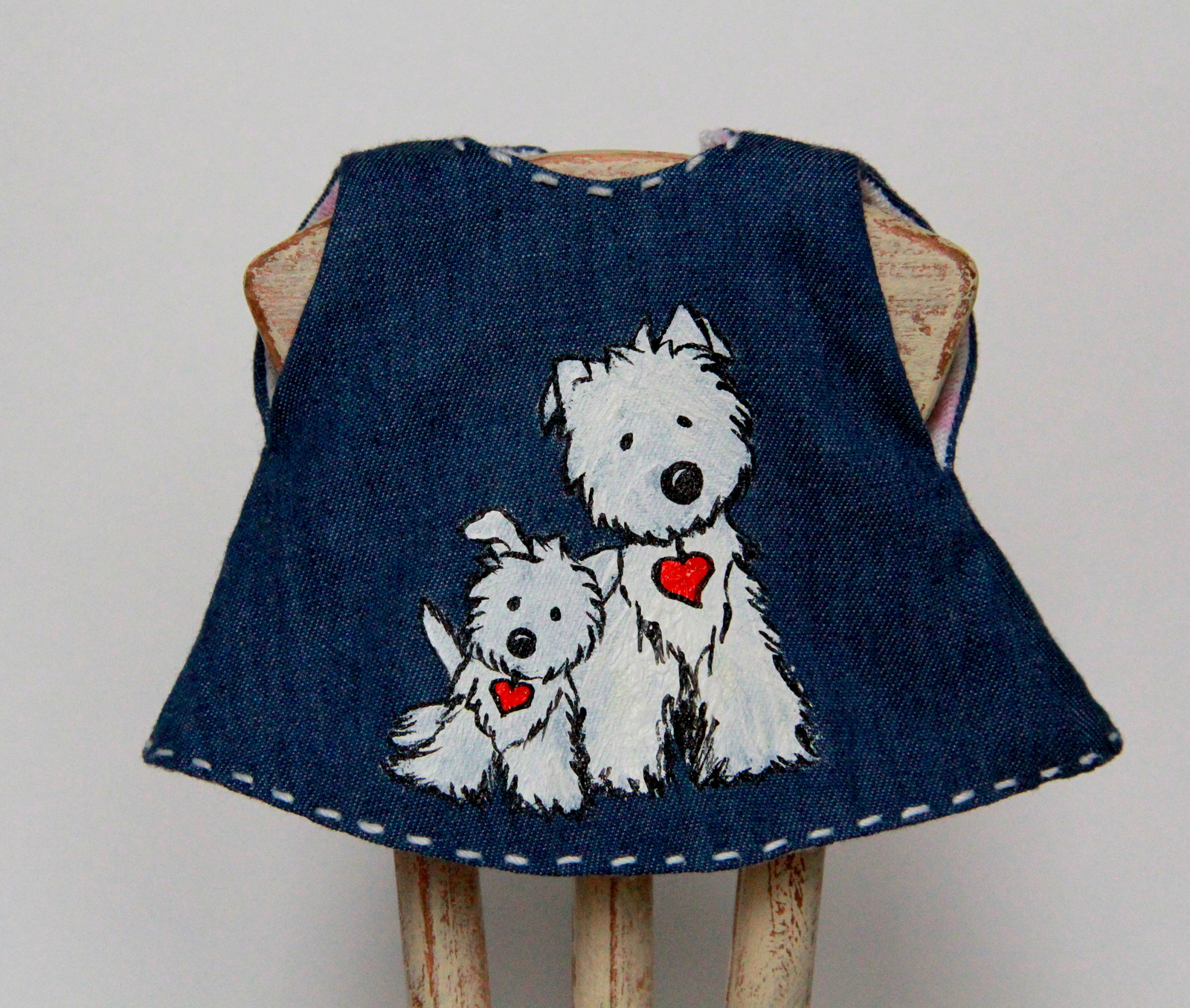 Dogs this time - My, Doll, Textile doll, Interior doll, Needlework, Needlework without process, Longpost