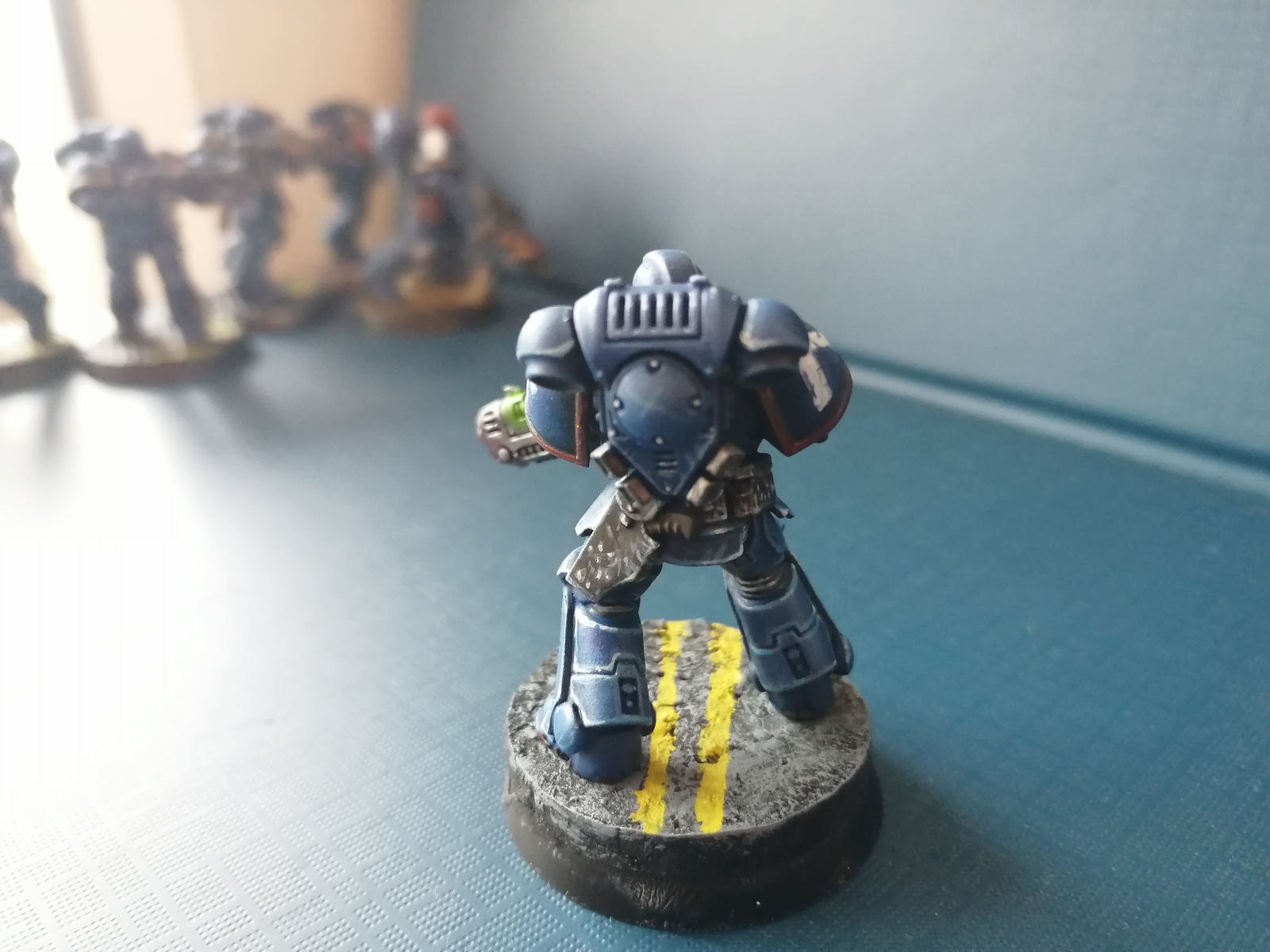 Hellblaster - Моё, Wh miniatures, Ultramarines, Primaris Hellblasters, Длиннопост