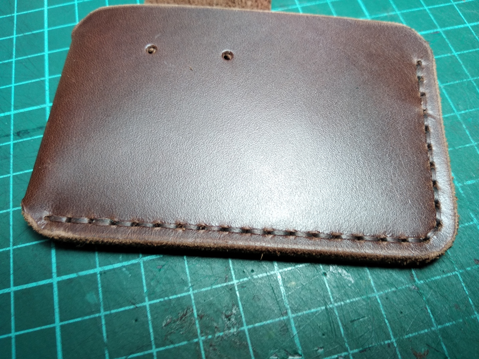 DIY cardholder - My, , Master Class, With your own hands, Leather products, Pattern, Longpost, Cardholder