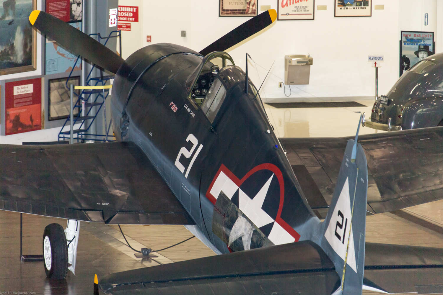 Carrier-based fighter Grumman F6F-3 Hellcat Devil Cat from aircraft carriers. - Airplane, The Second World War, Longpost, F6f Hellcat