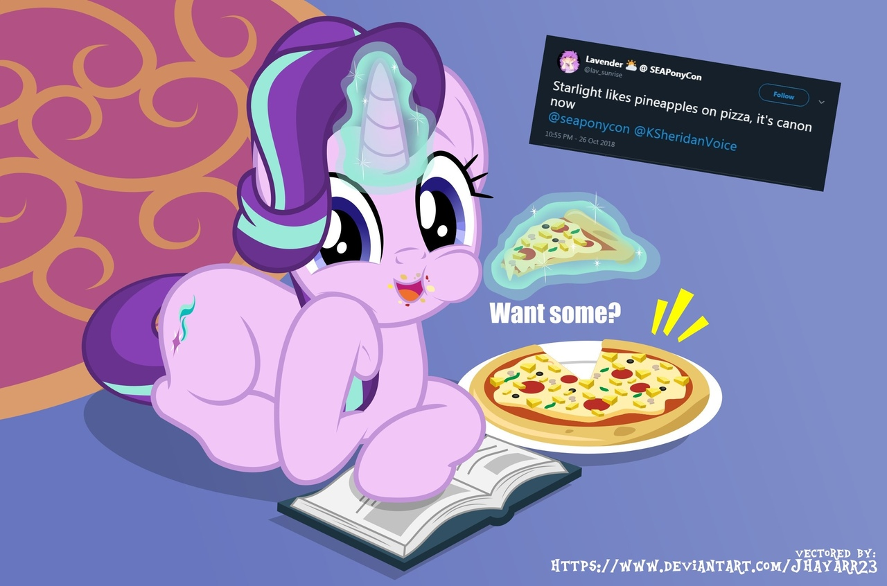 Do you want a piece? - My little pony, Starlight Glimmer, Jhayarr23