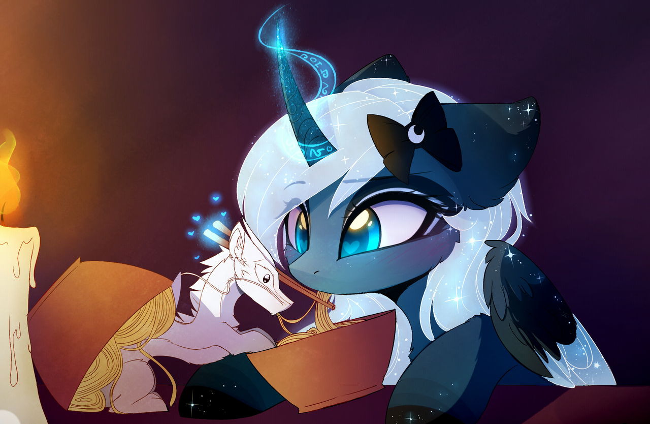 The Luna Eats - My little pony, Princess luna, Zefiroth, Magnaluna