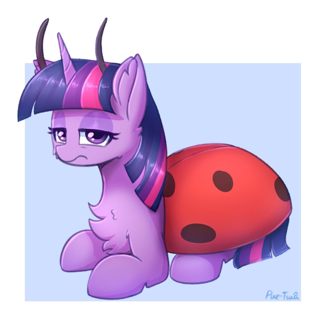 Deal with fear - be fear - My little pony, Twilight sparkle, Puetsua, ladybug