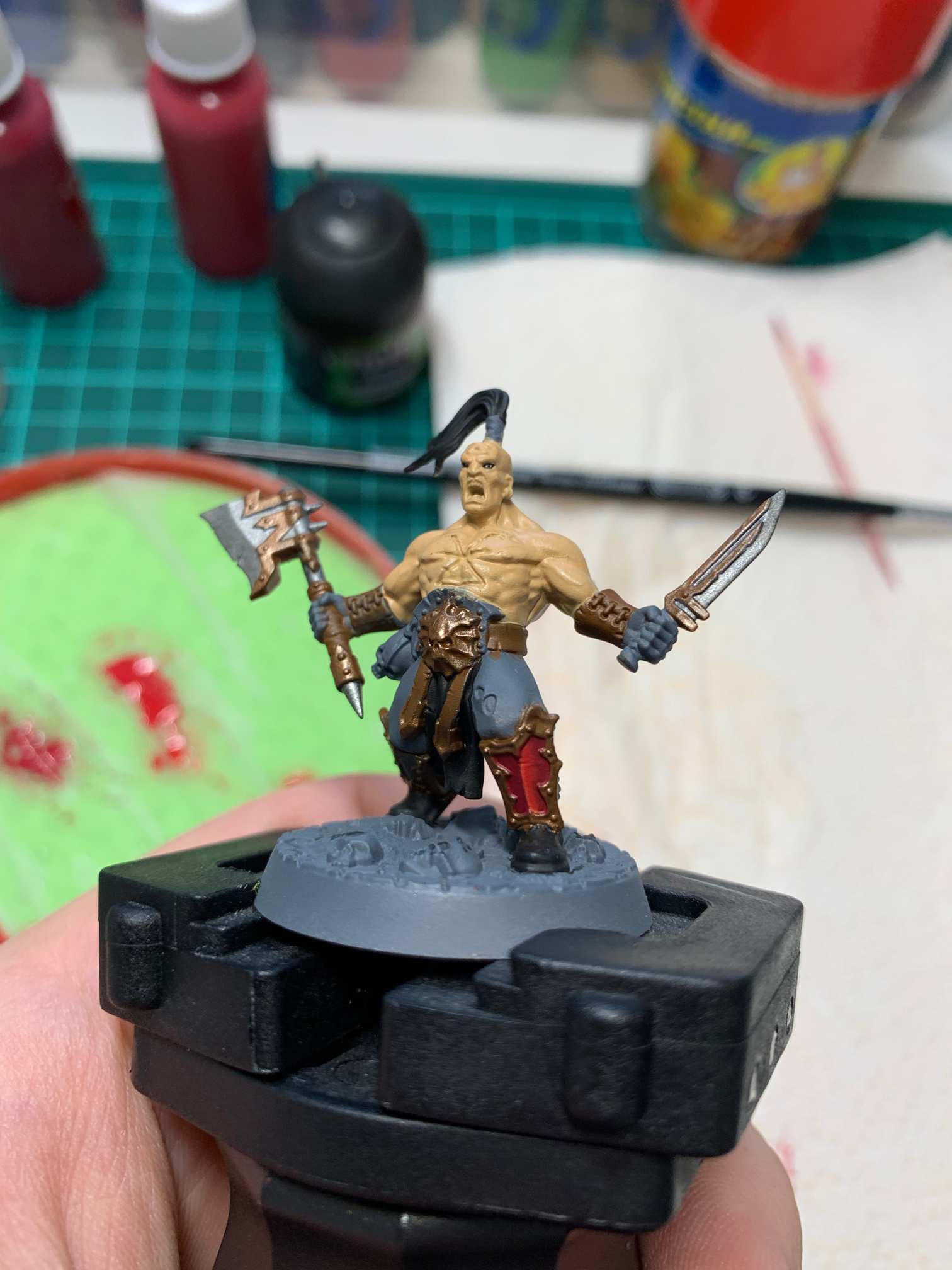 Guide for painting miniatures. Laying. Glazing. - My, Wh painting, Wh miniatures, Warhammer 40k, Warhammer: age of sigmar, Hyde, Warhammer, Hobby, Paint, GIF, Longpost