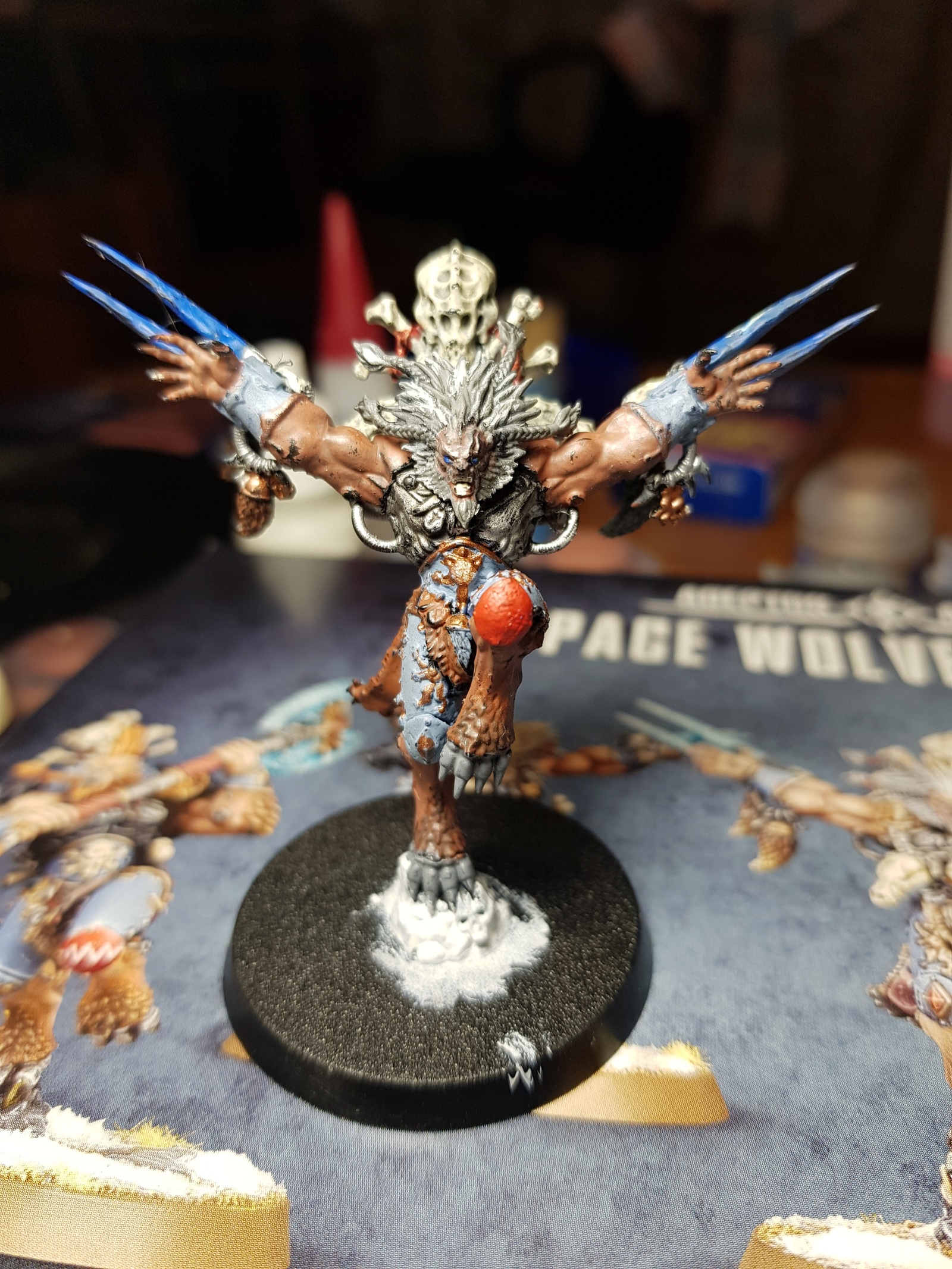 The beginning of the path of Cancer in Wahe - My, Warhammer 40k, Space wolves, Adeptus Astartes, Crooked hands, Longpost