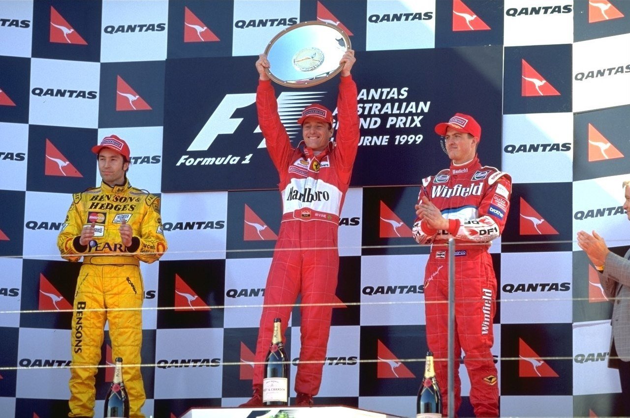 Eddie Irvine first win in Formula 1 - Formula 1, , Victory