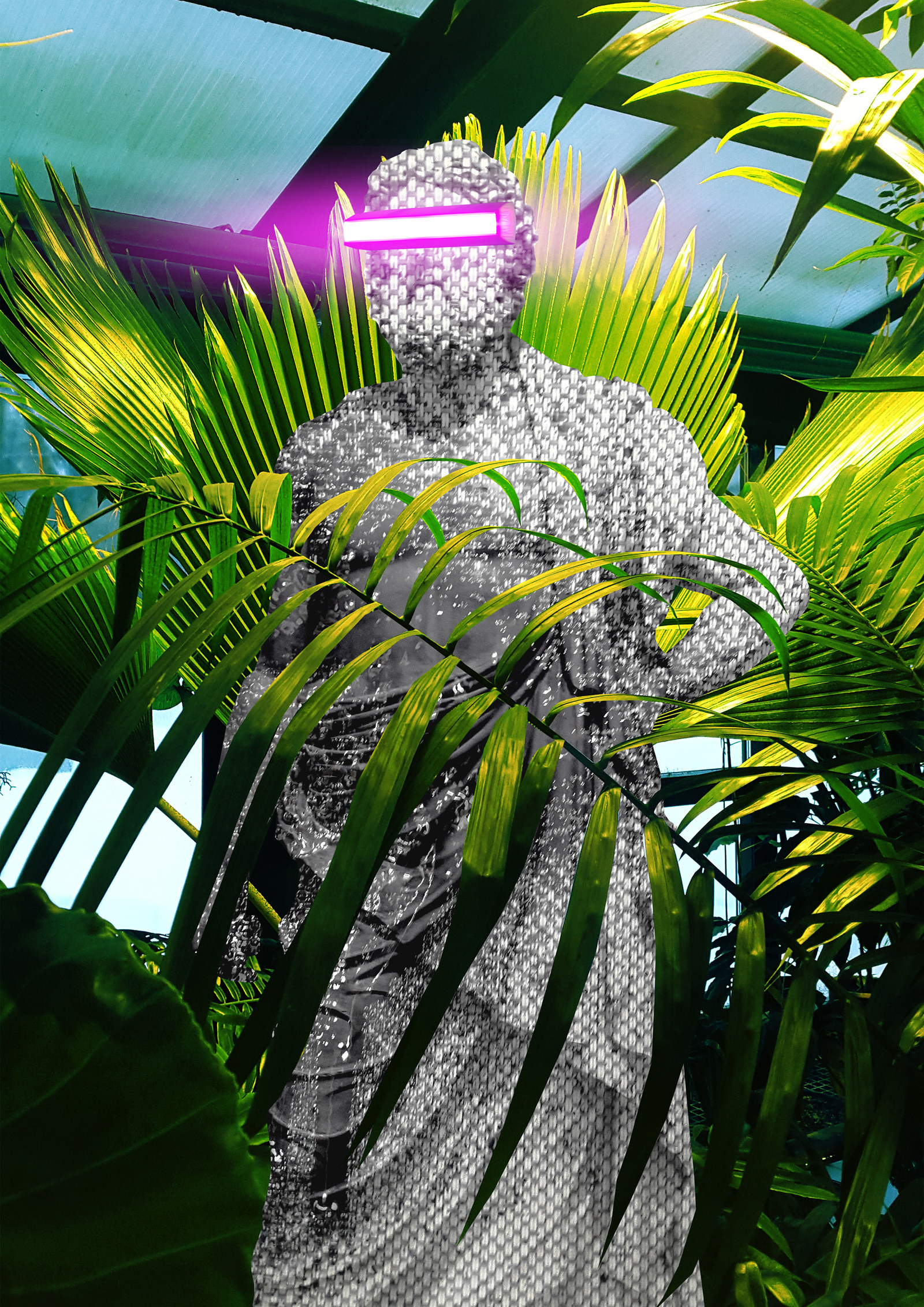 Defunct collab - My, Design, Graphic design, Collage, Art, Poster, Collab, Neon, Longpost