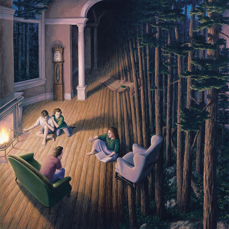 Художник Rob Gonsalves - Арт, Рисунок, Сюрреализм, Магический реализм, Подборка, Rob Gonsalves, Длиннопост, Роб Гонсалвес