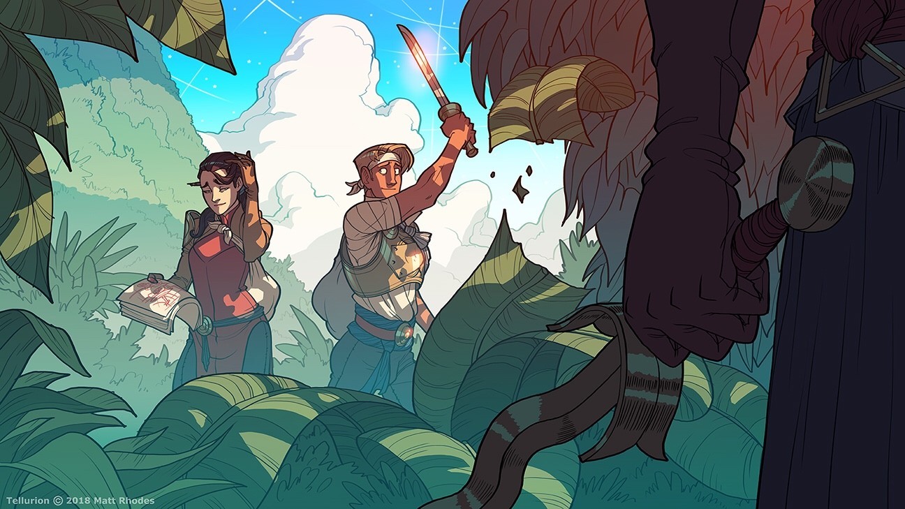 Tellurion [6] - Tellurion, Matt Rhodes, Comics, Web comic, Adventures, Fantasy, Art, Longpost