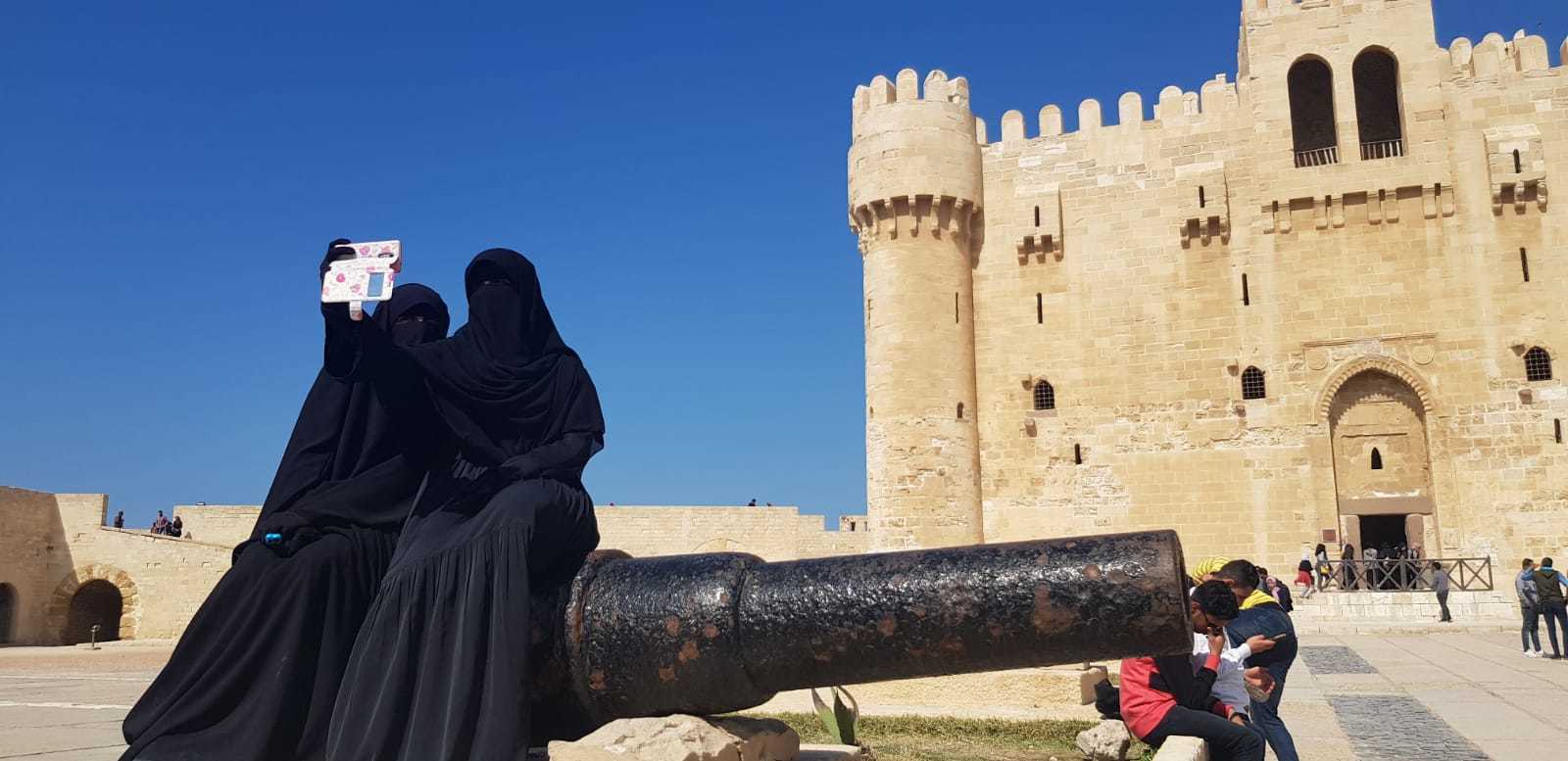 Informative selfie - Selfie, Egypt, Burqa