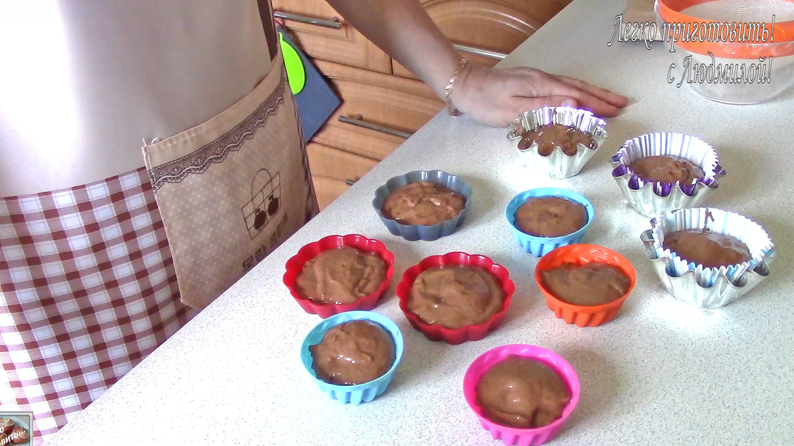 Lean (Vegetarian) Chocolate Muffins - My, Food, Cooking, Bakery products, Video, Video recipe, Youtube, Cake, Longpost, Lenten dishes