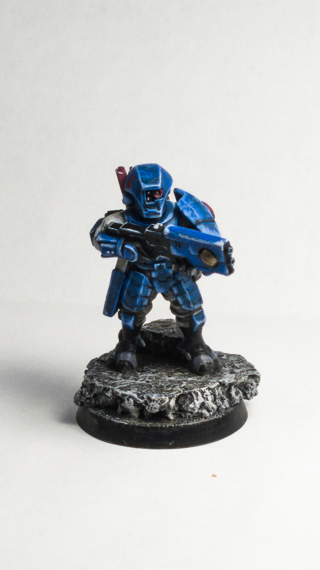 My first attempt at painting miniatures - My, Longpost, Warhammer 40k, Miniature, Painting miniatures, Wh miniatures