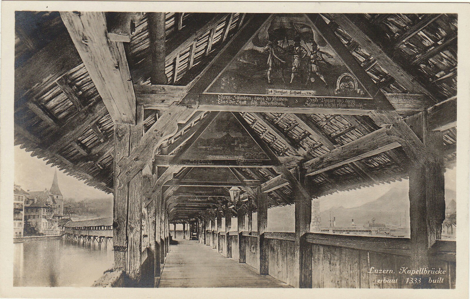 [Lucerne. Switzerland] Photo from the beginning of the 20th century. - Retro, Old photo, Black and white photo, Images, No text, Longpost