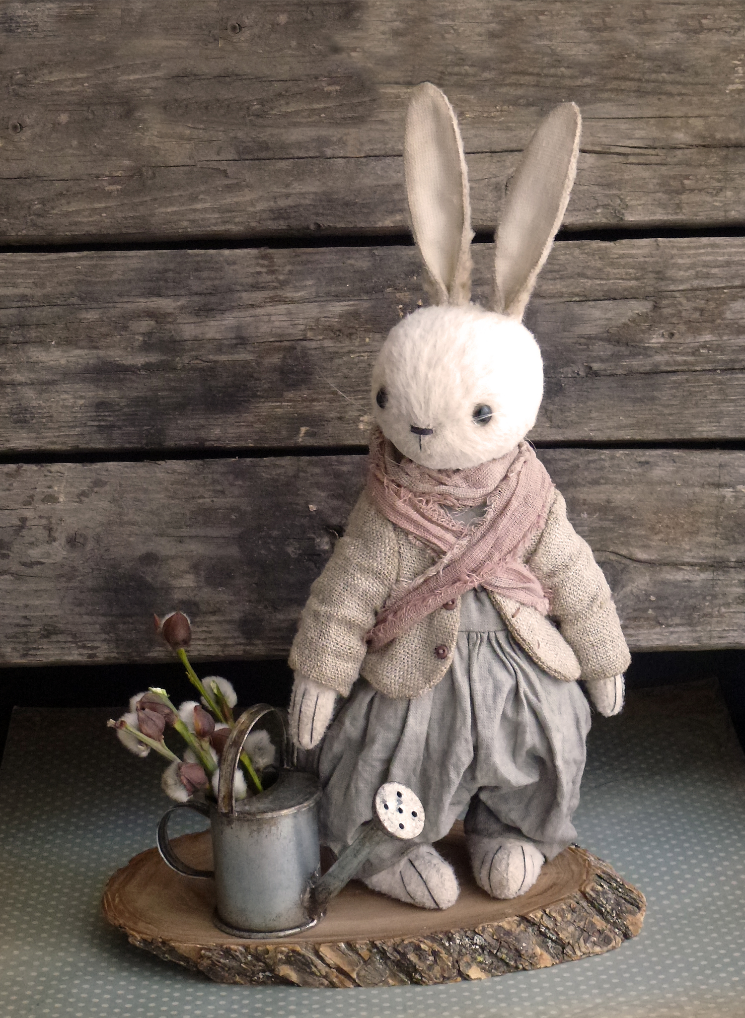 Easter Bunny. - My, Needlework, Needlework without process, Easter Bunny, Hare, Longpost