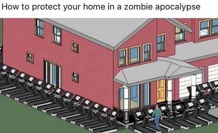 Как построить дом от зомби
