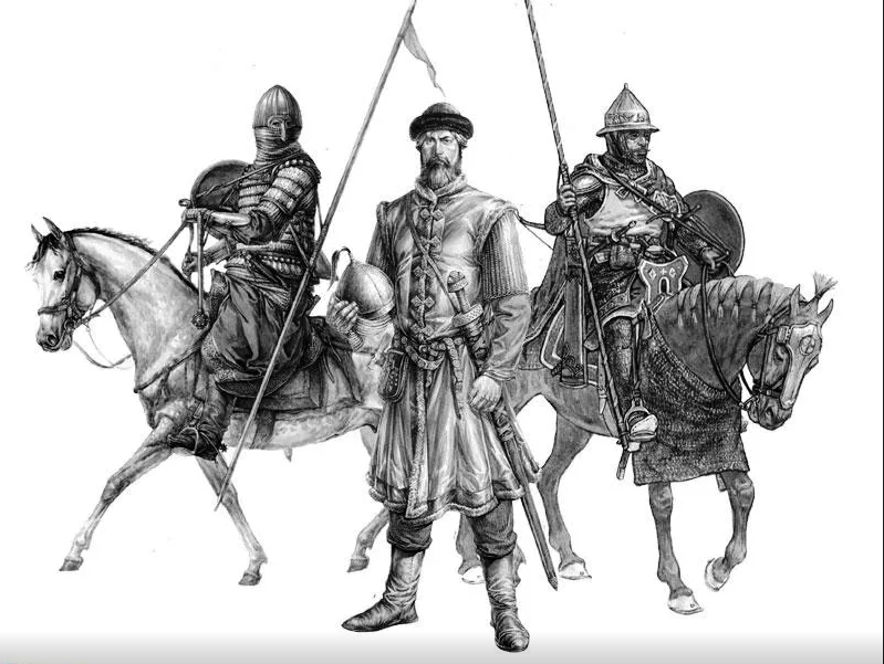 Русский воин 12 века