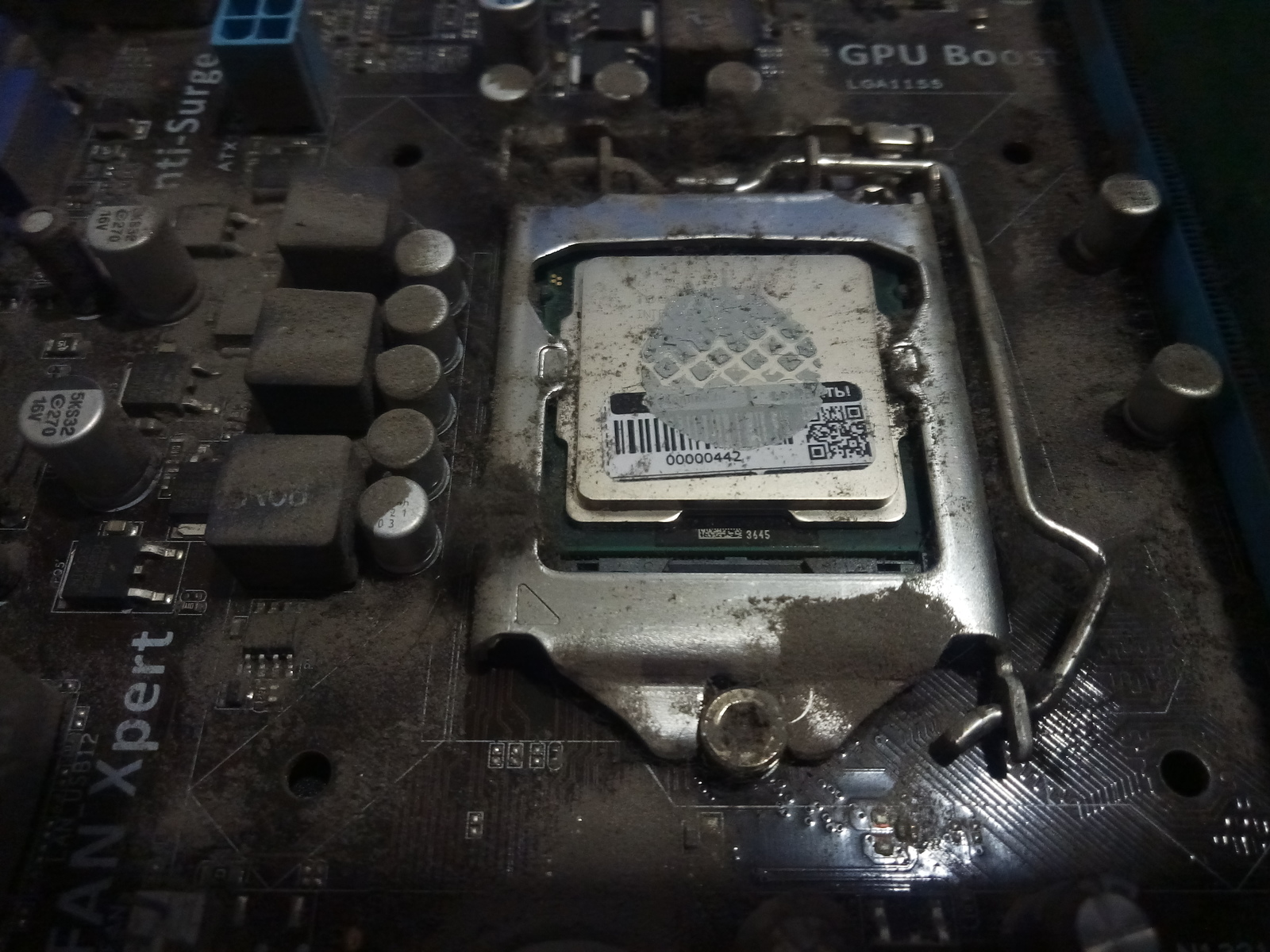 Well, how is it - My, Fail, Cleaning, Sticker, CPU, Rukozhop