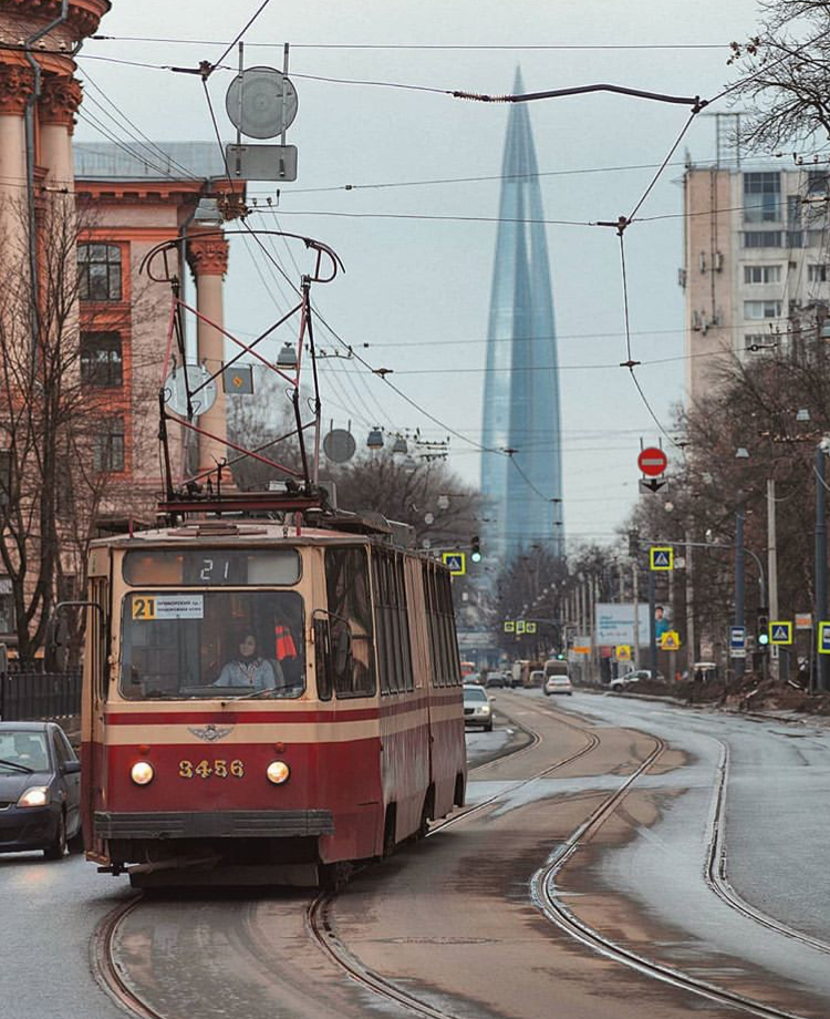 Petersburg cyberpunk - The photo, Tram, Saint Petersburg