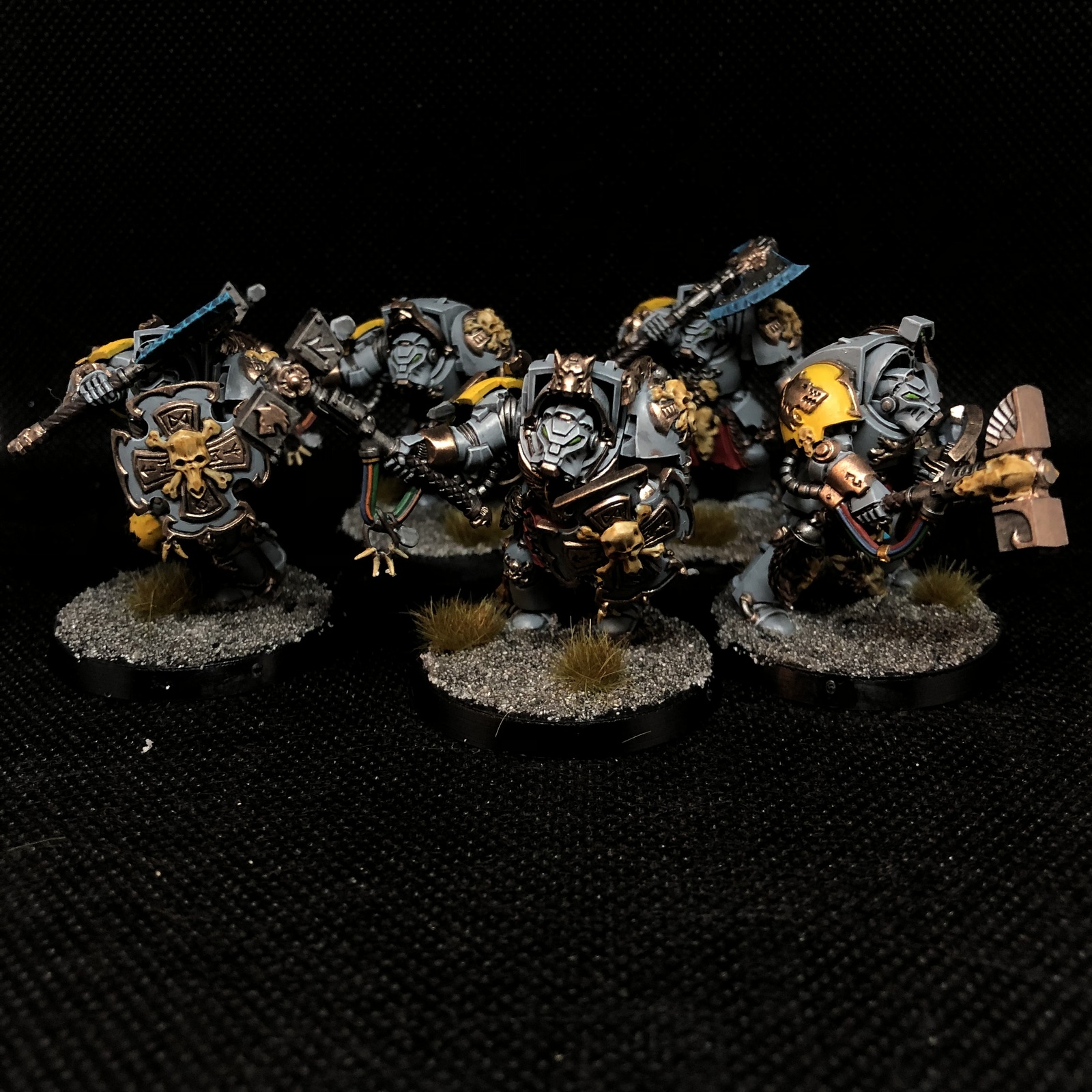 Rune Priest's Loyal Guard - My, Wh miniatures, Warhammer 40k, Space wolves, , Hobby, Miniature, Painting miniatures, Games Workshop, Longpost