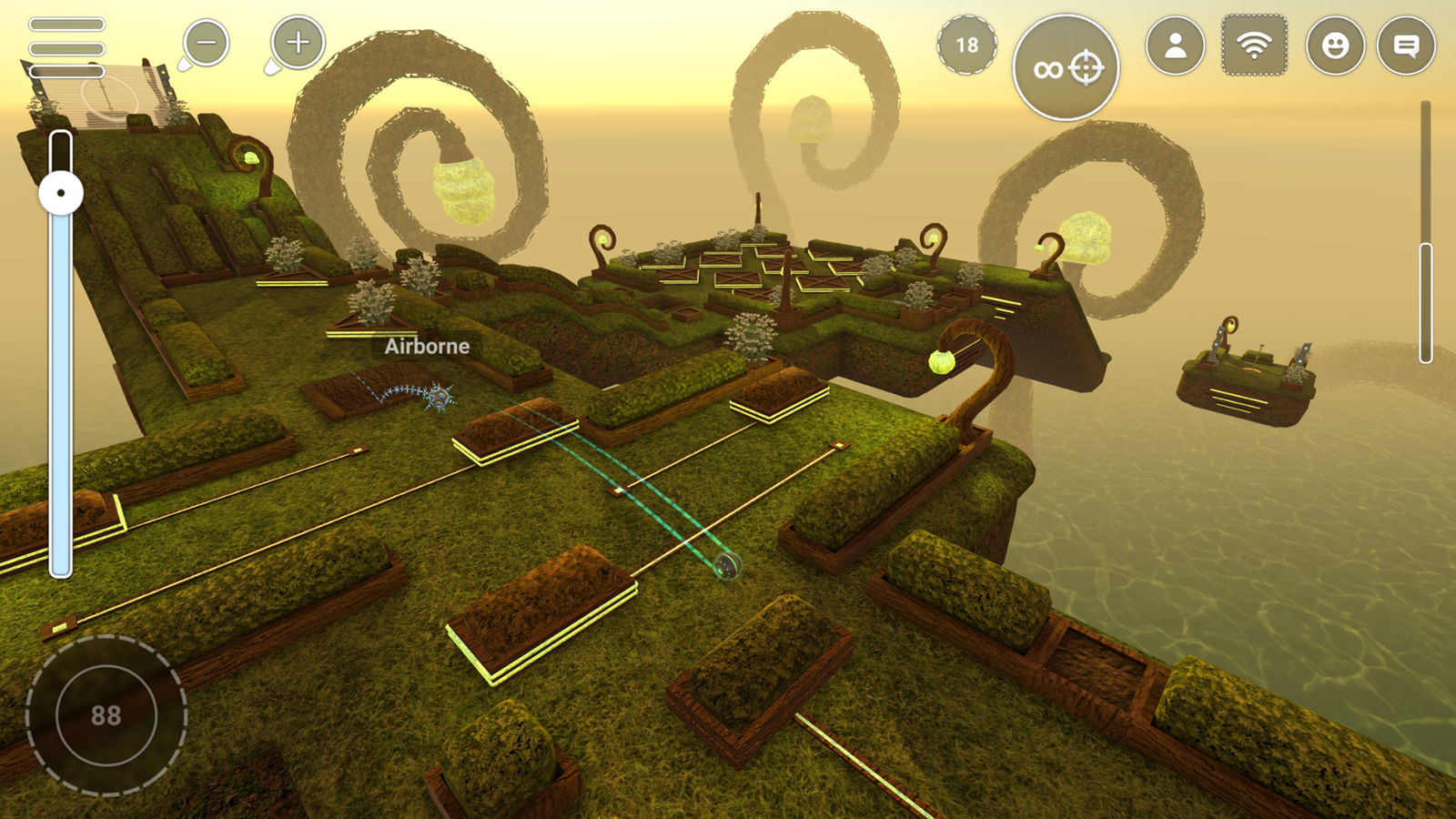 Experience creating a futuristic 3D golf course! - My, Games, Android Games, Longpost, Golf, Futurism