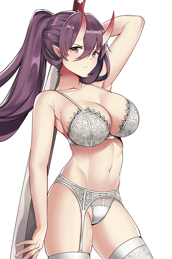 Izumo - NSFW, Azur lane, Izumo, Lingerie, Sugoi dekai, Anime art, Anime, Underwear