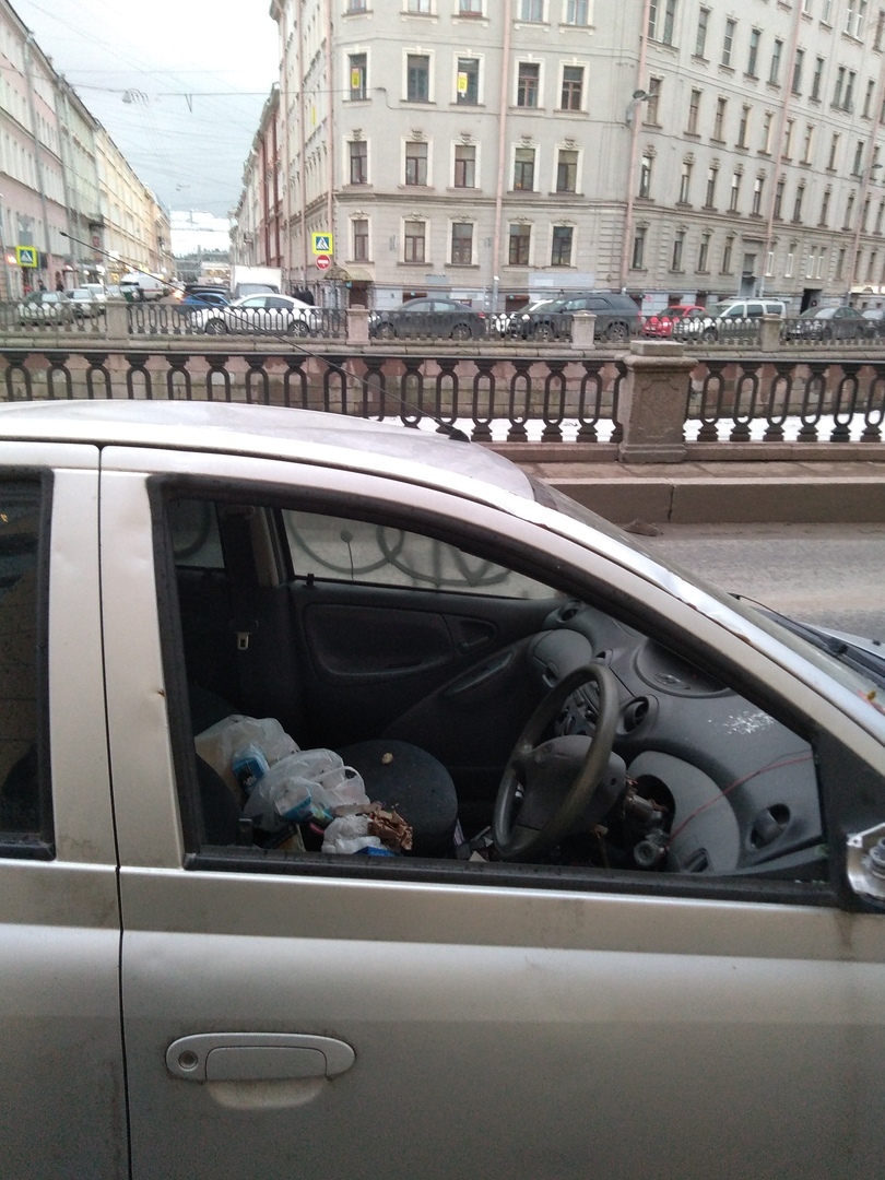 Ownerless Toyota Vits SPB - My, , Saint Petersburg, Lost, No rating, Longpost