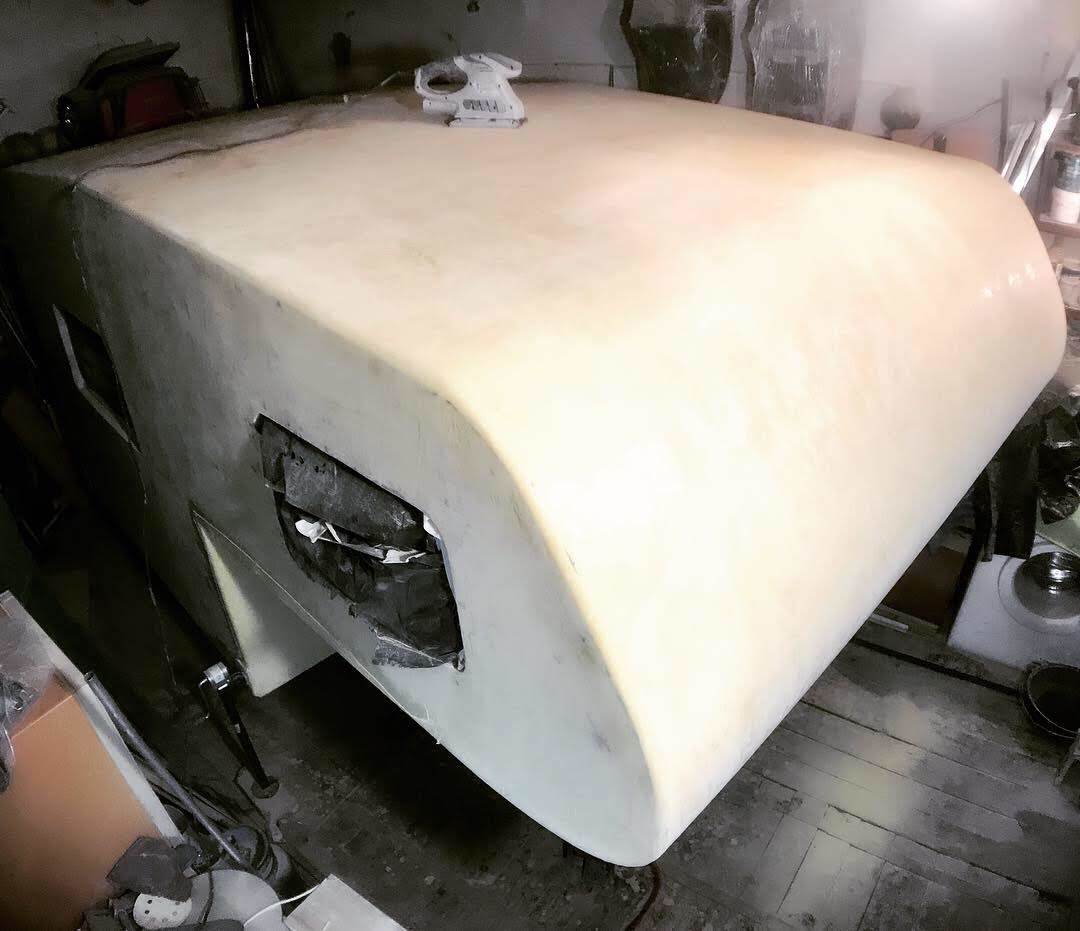 Camper Pilgrim. Grinding fiberglass. - My, Road trip, House on wheels, Homemade, Camper, Longpost