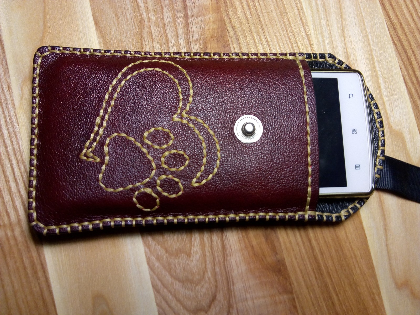 Leather case - My, With your own hands, Needlework, Longpost