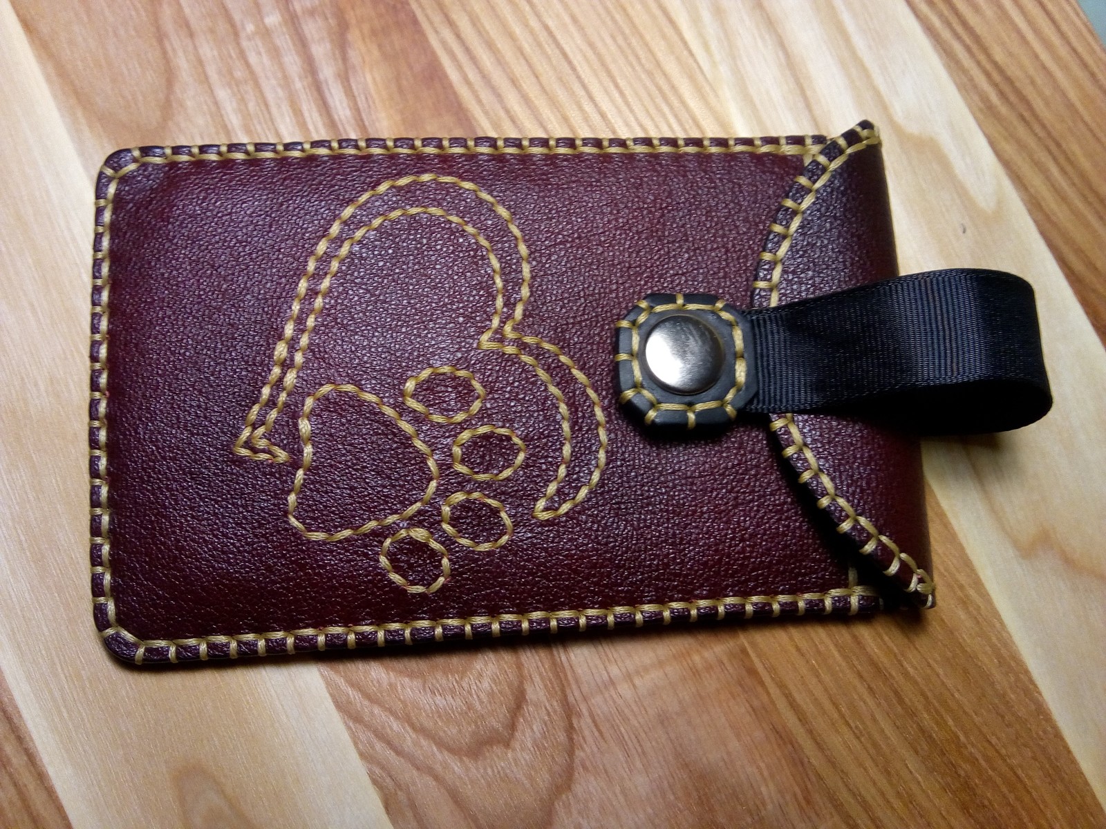 Leather case - My, With your own hands, Needlework, Longpost