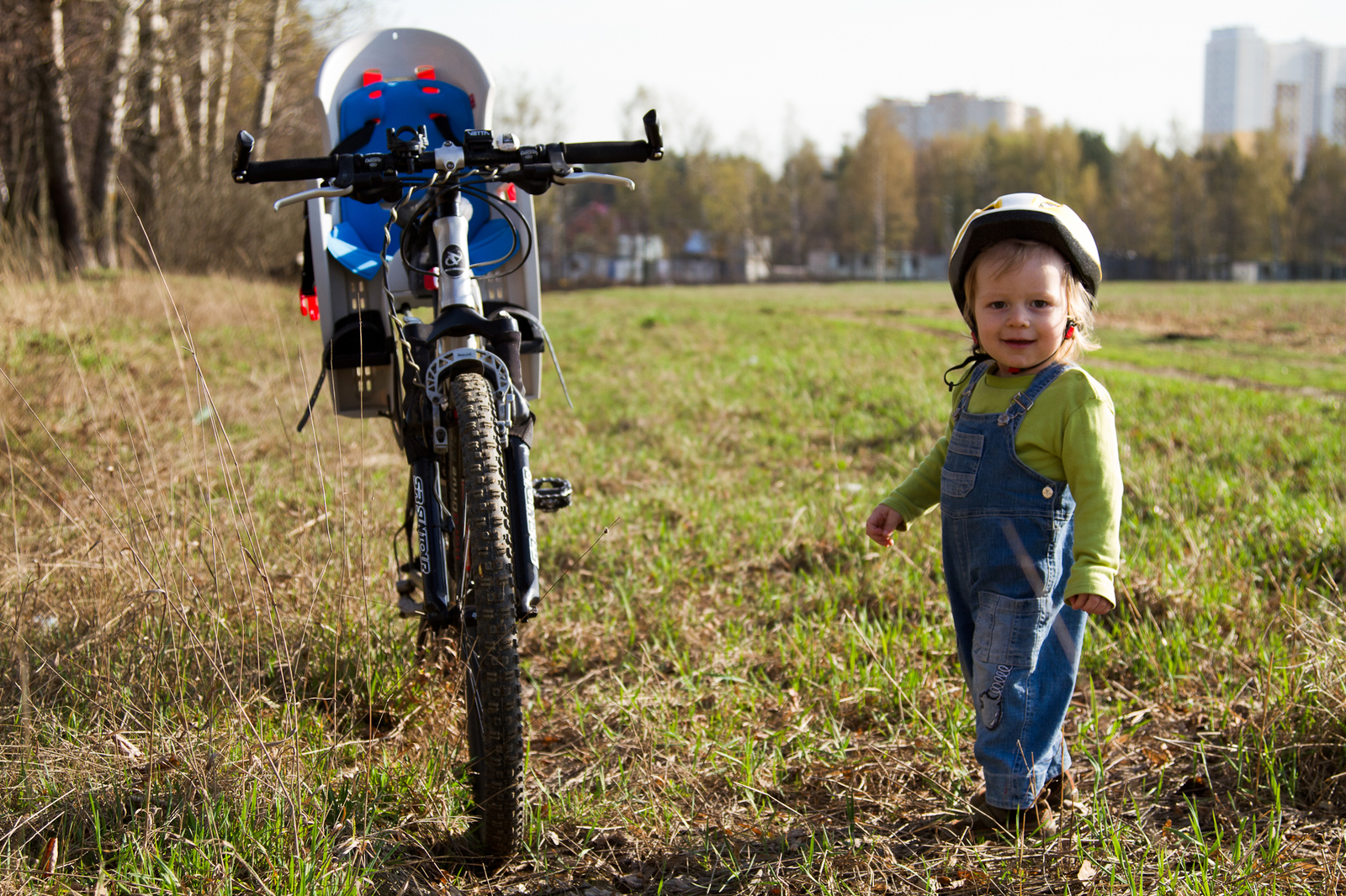 How I used to take my son on a bike - My, Children, A bike, Longpost