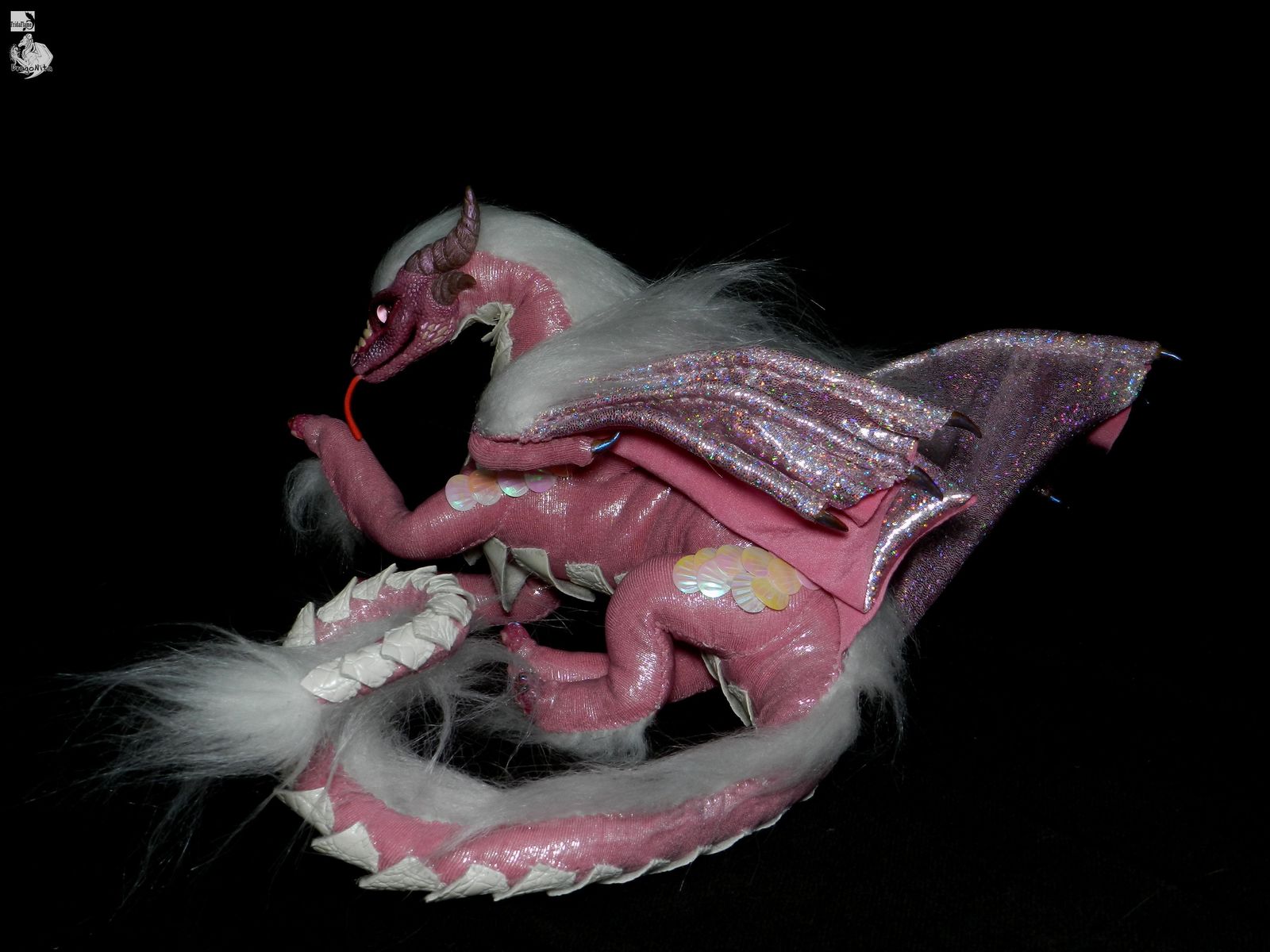 handmade dragon sakura - My, Handmade, Needlework, Collab, Doll, Dragonita, Fridaflame, The Dragon, Longpost