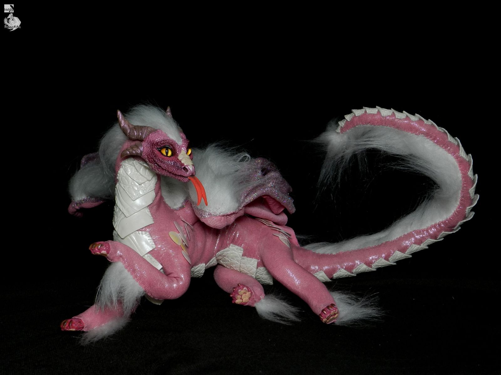 handmade dragon sakura - My, Handmade, Needlework, Collab, Doll, Dragonita, Fridaflame, The Dragon, Longpost