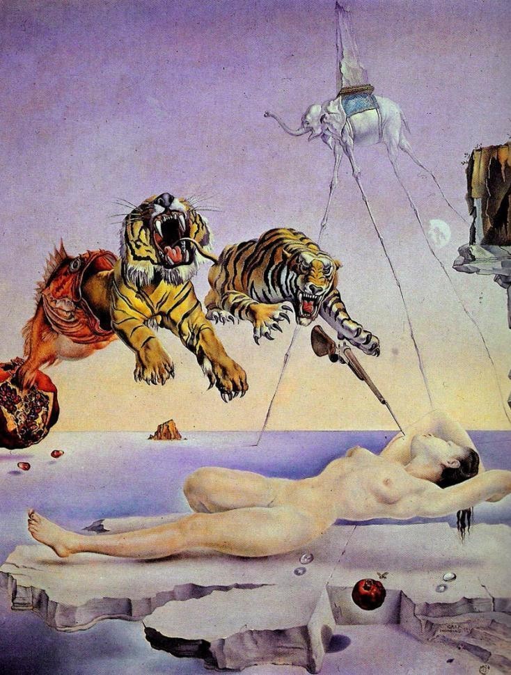 A bit of Salvador Dali for moderators who turned off strawberries in the app - NSFW, Salvador Dali, Longpost, Strawberry riot