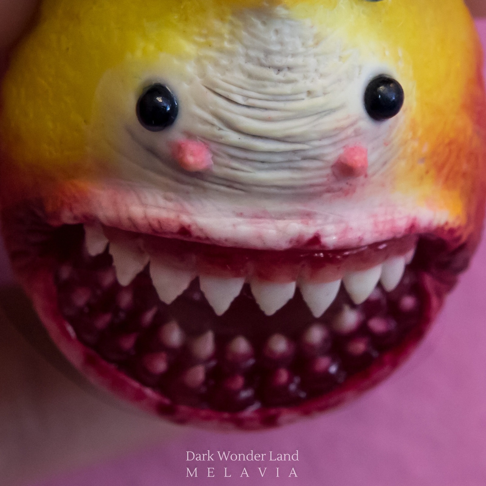 Shark Limonka) - My, Shark, Lemon, Polymer clay, Needlework without process, Longpost