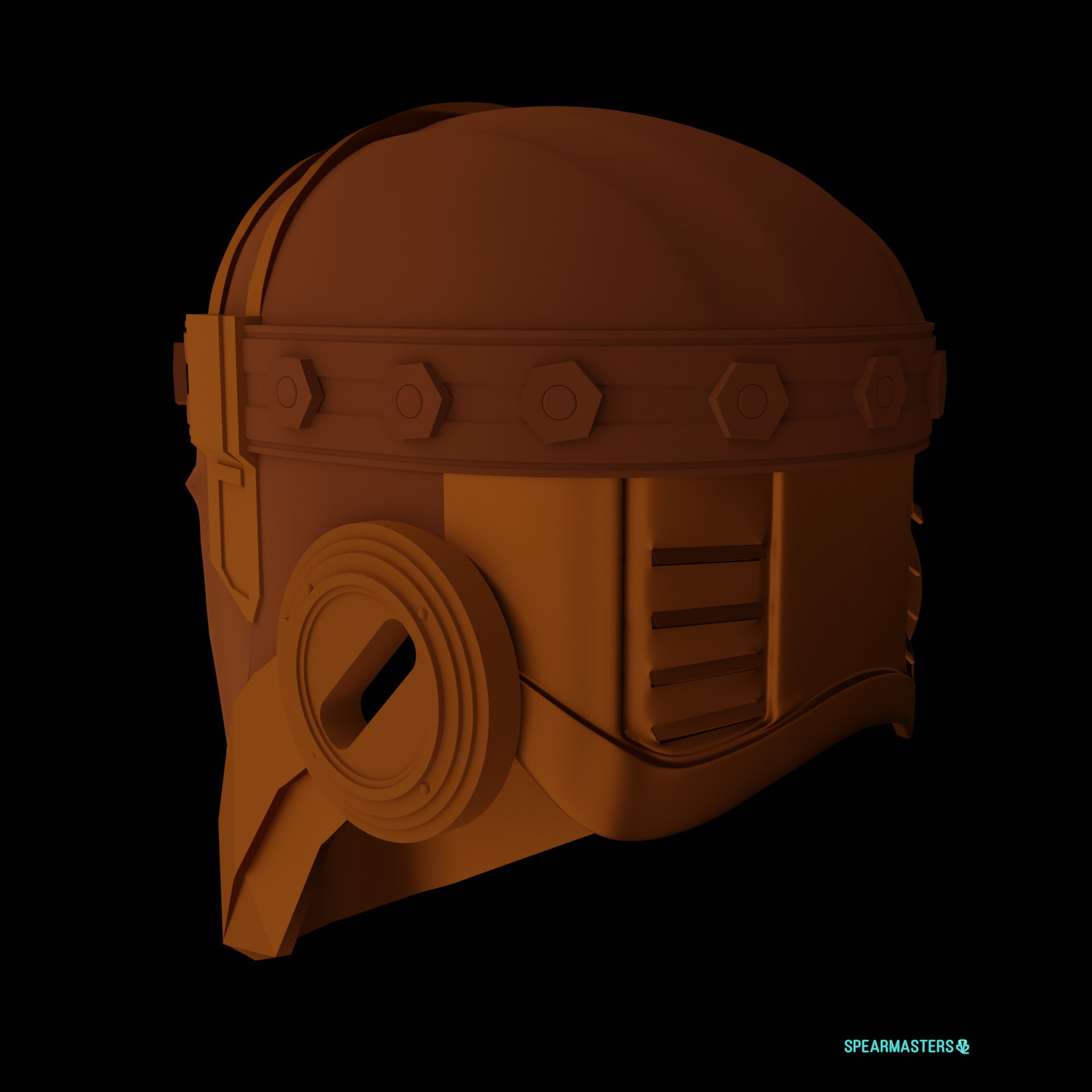 Robotman Mask - Моё, Роковой патруль, 3D моделирование, DC Comics, 3D, Blender