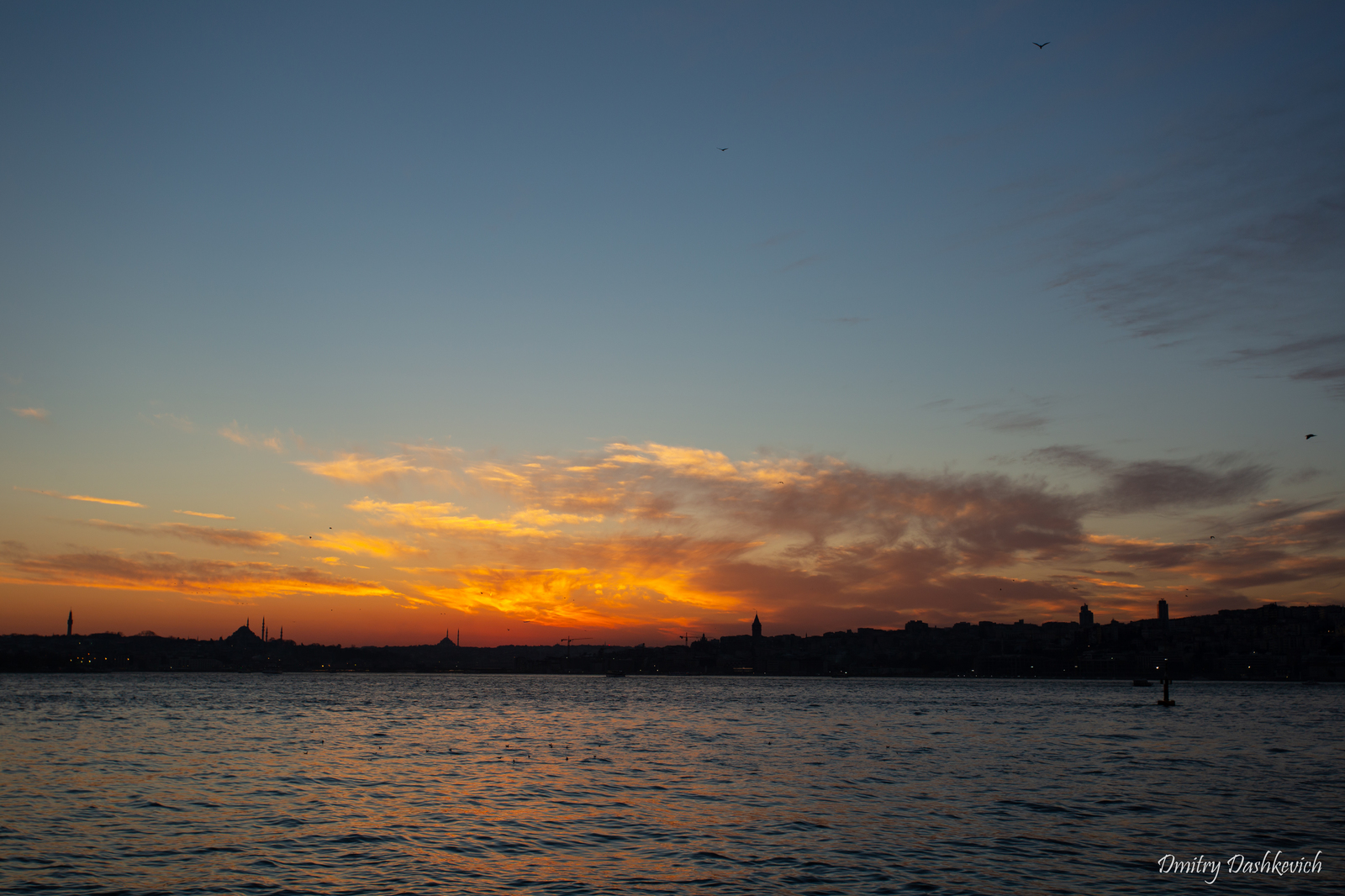 Sunset in Istanbul - My, Sunset, Istanbul, , Longpost