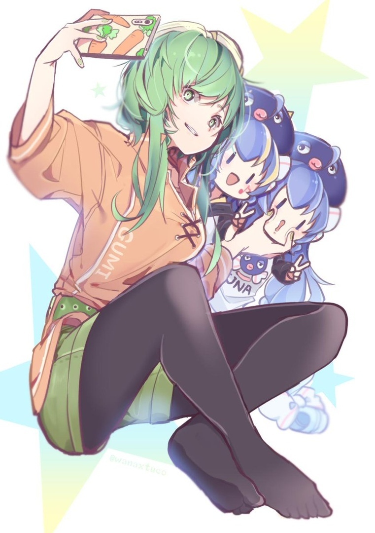 Come on make a face! - Anime, Not anime, Vocaloid, Gumi megpoid, , Anime art