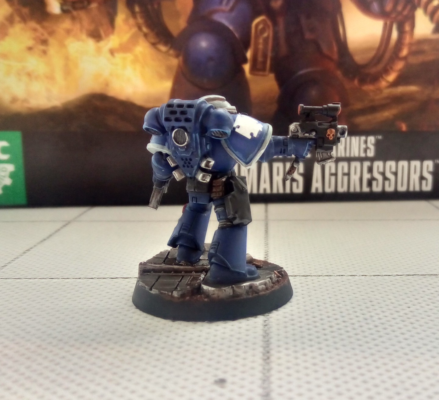 Space marine heroes, brother Garus - My, Ultramarines, Warhammer 40k, Longpost