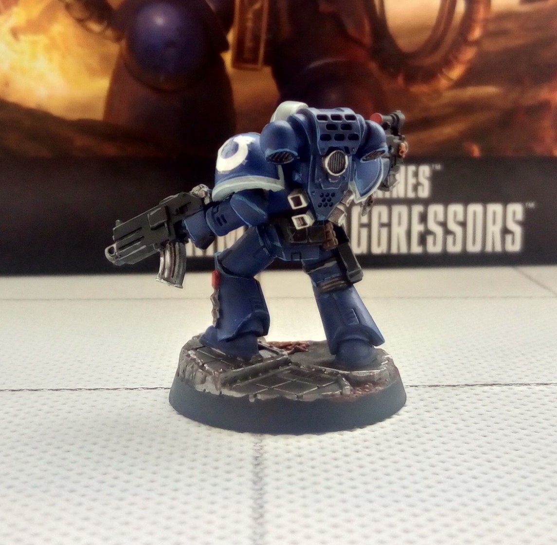 Space marine heroes, brother Garus - My, Ultramarines, Warhammer 40k, Longpost