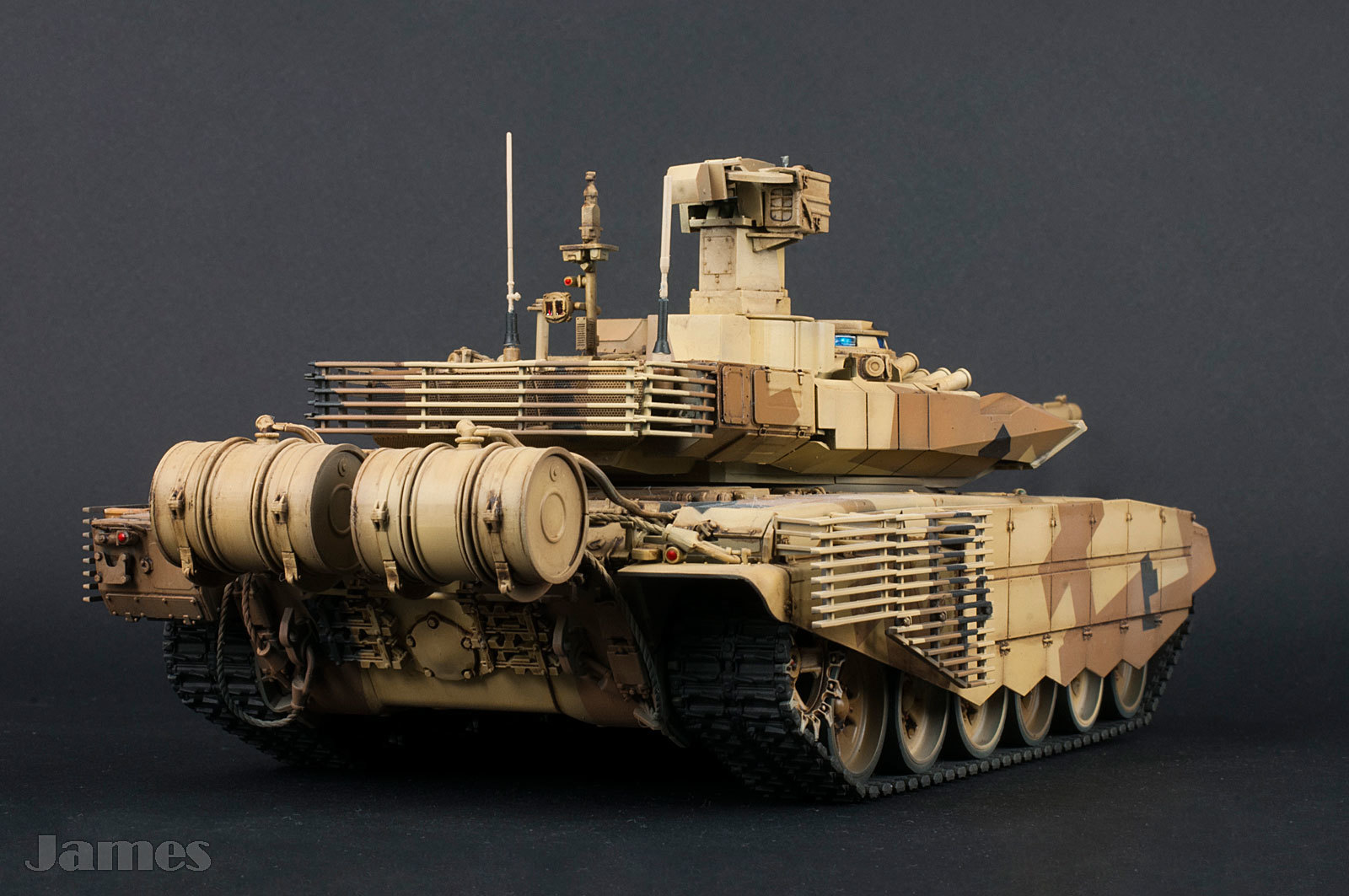 T-90MS - My, Stand modeling, , , Russian tank, Models, Test build, Longpost, t-90, Camouflage