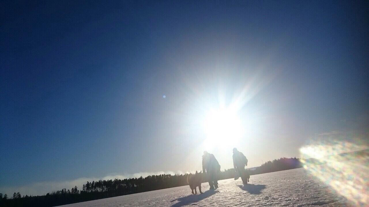 Let's go to the ice - My, Fishing, Kostomuksha, North Karelia, Nature, 