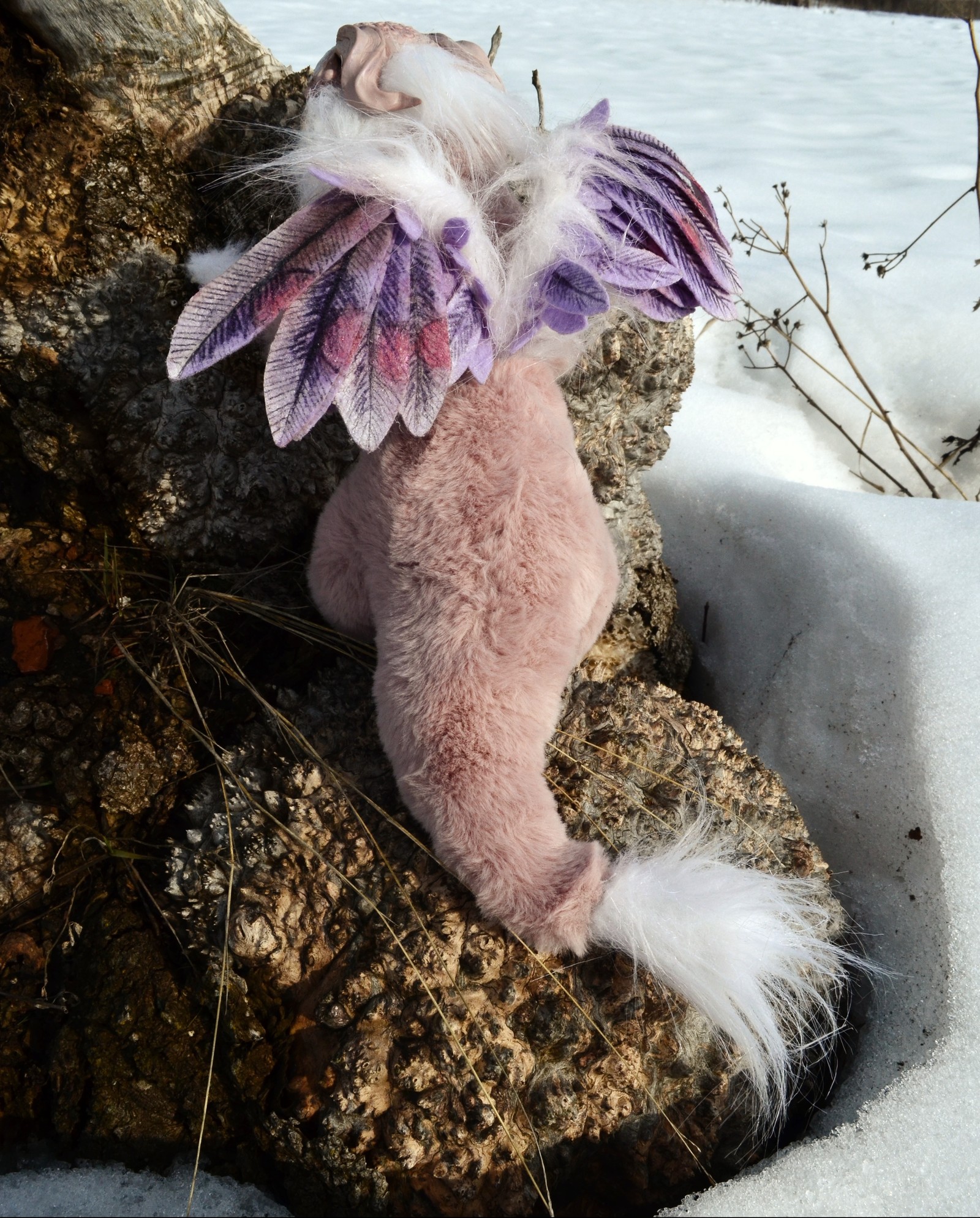 Marshmallow - My, Polymer clay, The Dragon, Handmade, Soft toy, Author's toy, Longpost