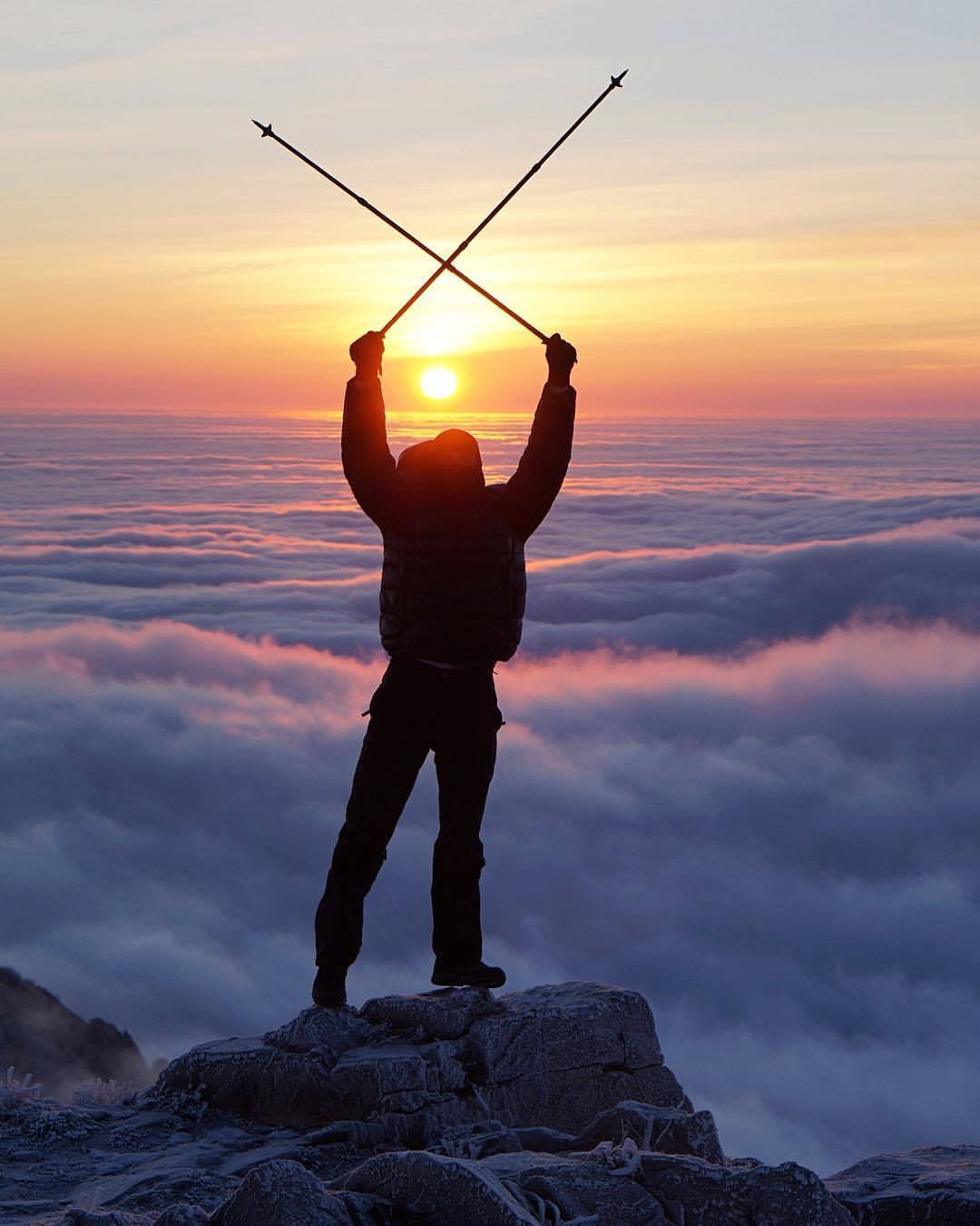 Sunrise on the top of Mount Beshtau - My, Pyatigorsk, The mountains, Beshtau, Hike